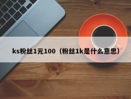 ks粉丝1元100（粉丝1k是什么意思）