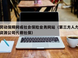 劳动保障网或社会保险业务网站（第三方人力资源公司代缴社保）