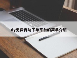 dy免费自助下单平台的简单介绍