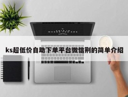 ks超低价自助下单平台微信荆的简单介绍