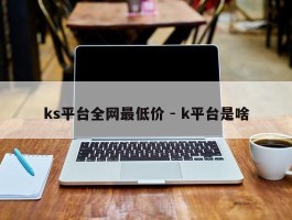 ks平台全网最低价 - k平台是啥