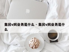 集团v网业务是什么 - 集团v网业务是什么