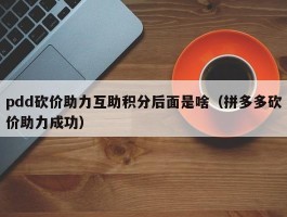 pdd砍价助力互助积分后面是啥（拼多多砍价助力成功）