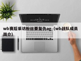 wb赛后采访粉丝要复仇ag（wb战队成员简介）